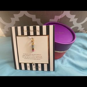 Kate Spade How Charming Lipstick Charm